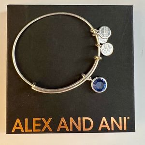 Alex and Ani September birthstone bracelet